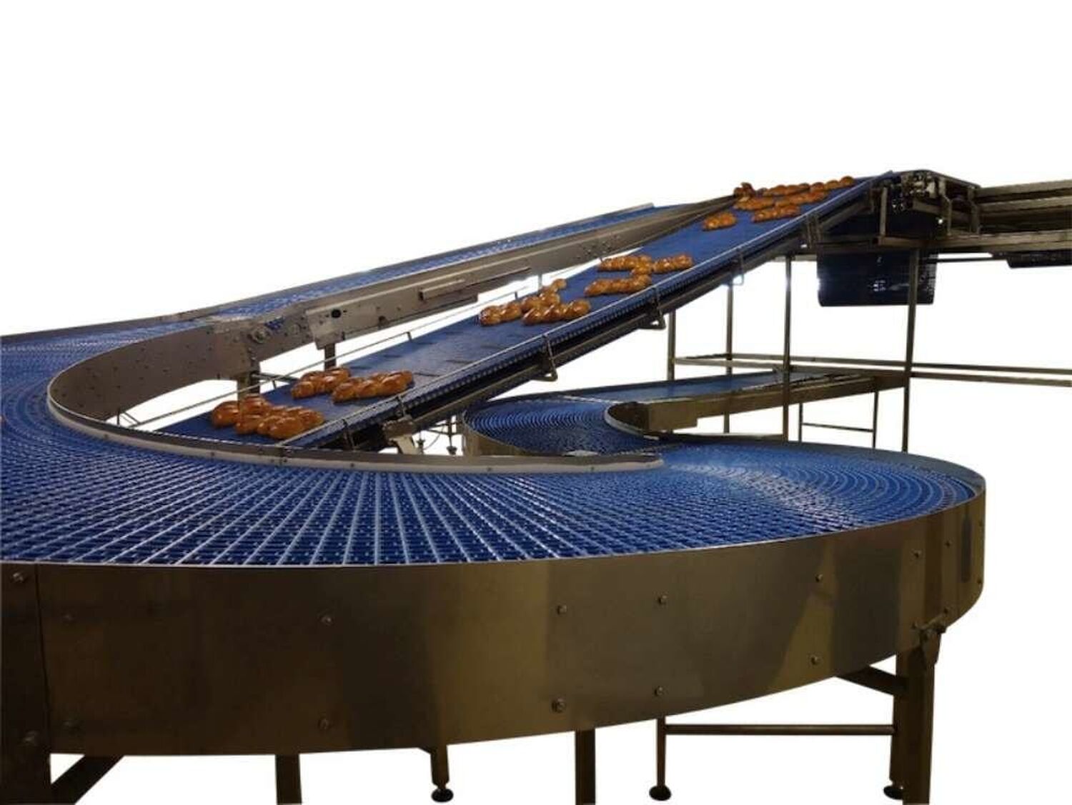 Spiral Conveyor Stainless Steel Compressed