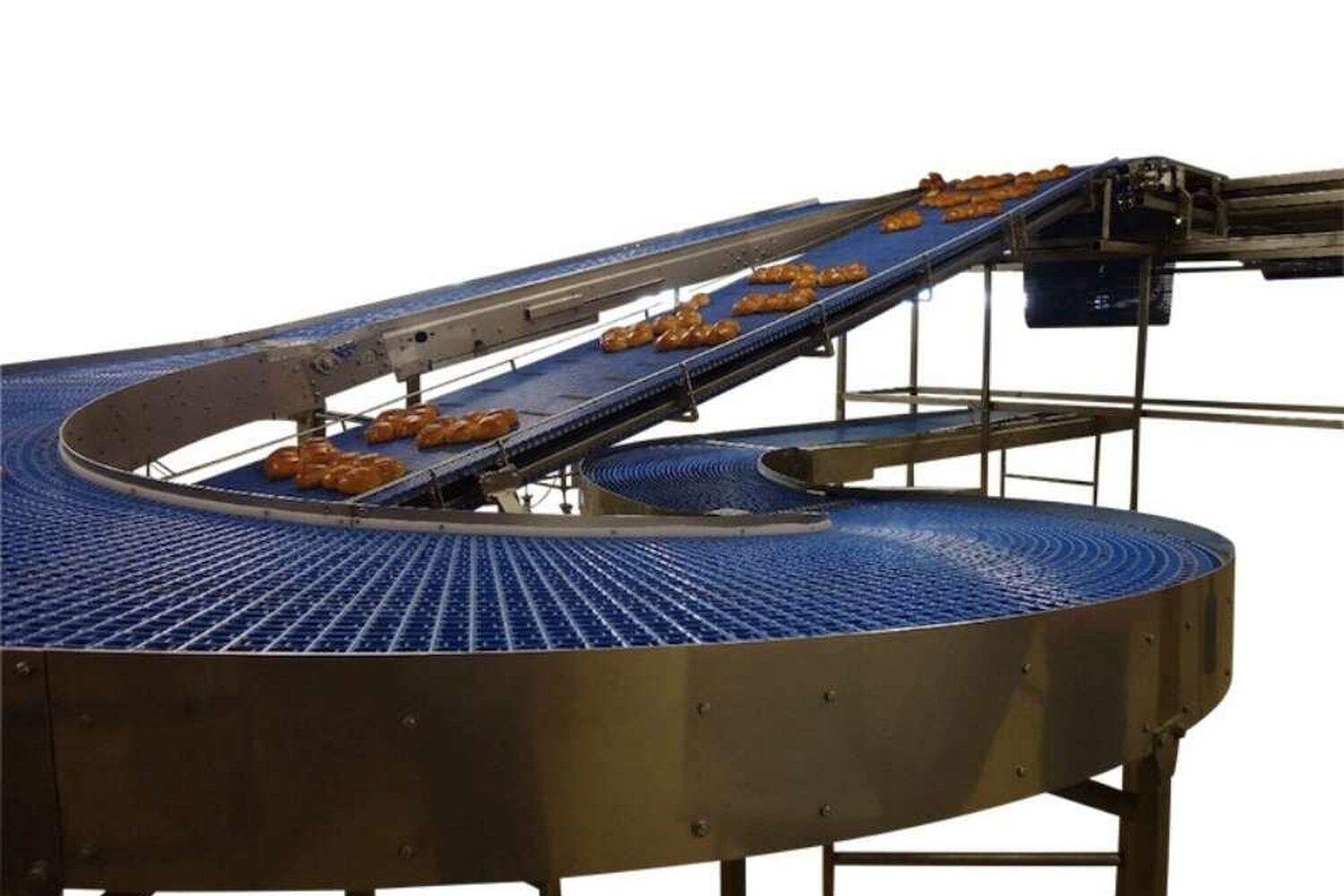 Spiral Conveyor Stainless Steel Compressed