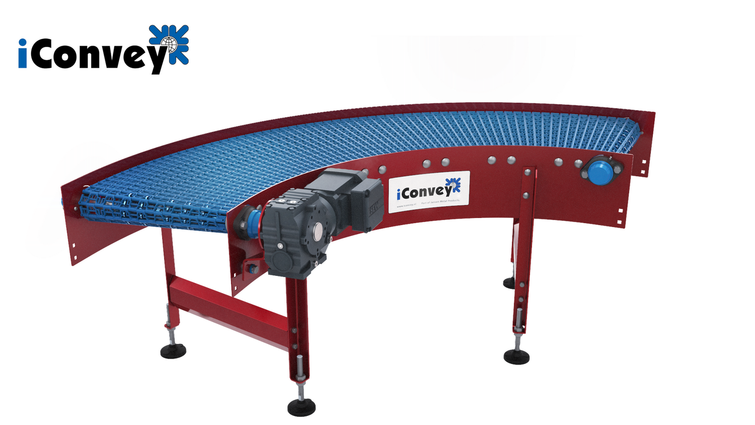 Multi-Way-Curve-Conveyor-Standard-with-i Convey-logo